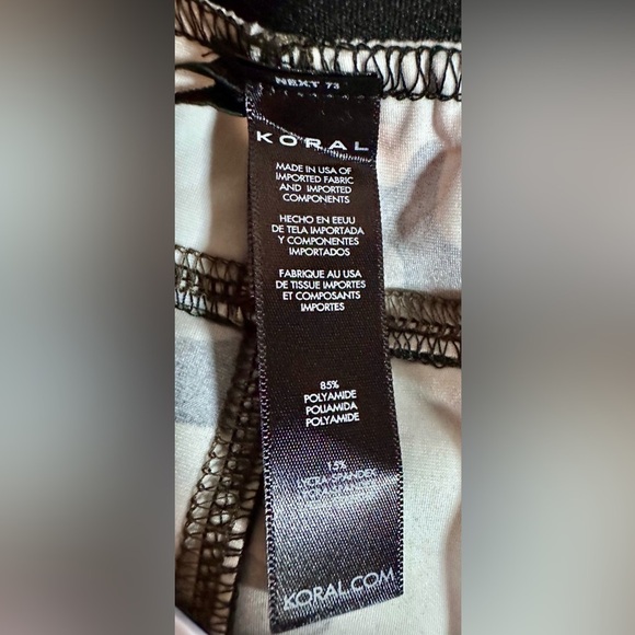 NWT MENS Koral Camo Print Emblem Crop Legging Men XL - Picture 6 of 9